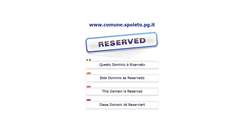 Desktop Screenshot of comune.spoleto.pg.it
